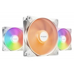 be quiet! комплект вентилатори Fan Pack 3-in-1 3 x 120mm - LIGHT WINGS LX 120mm PWM high-speed White Triple-Pack