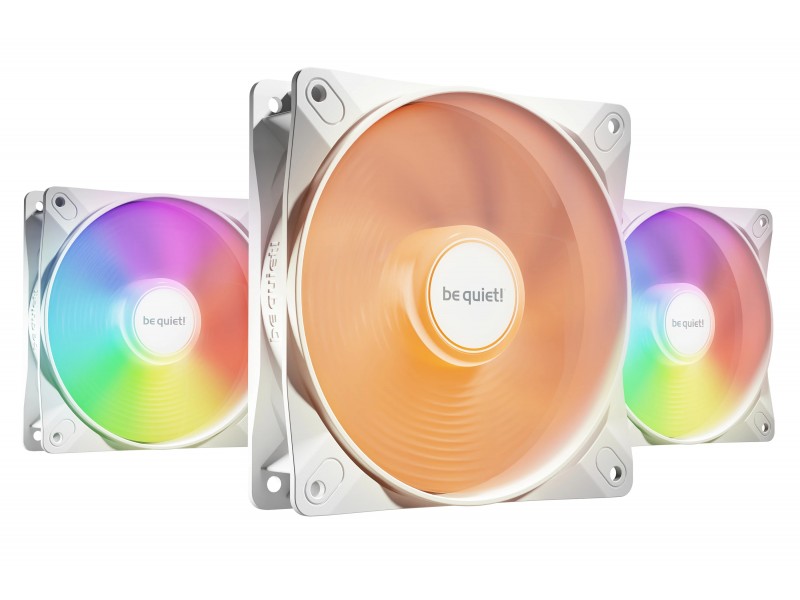 be quiet! комплект вентилатори Fan Pack 3-in-1 3 x 120mm - LIGHT WINGS LX 120mm PWM high-speed White Triple-Pack