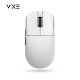 VXE професионална геймърска мишка Wireless Gaming Mouse Dragonfly R1 1K - Huano Ice Berry Pink Dot Switches, White