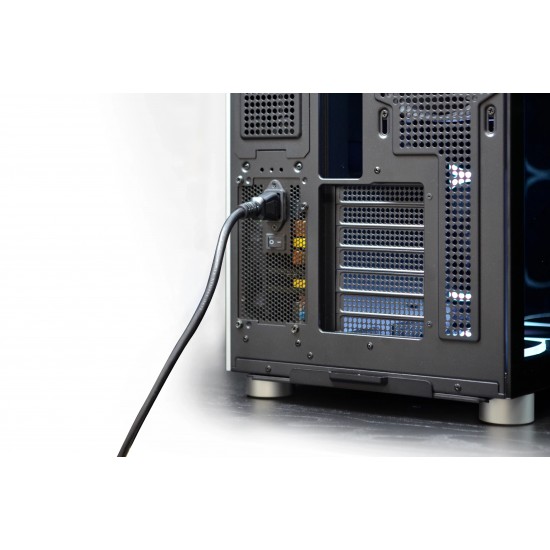 Montech кутия KING 95 Ultra, Dual Chamber Mid-tower Case, 6 ARGB Fans, Aluminium, Space Grey