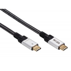 VCom кабел USB4.0 USB-C/USB-C 40Gbps, 240W - CU560-1.2m