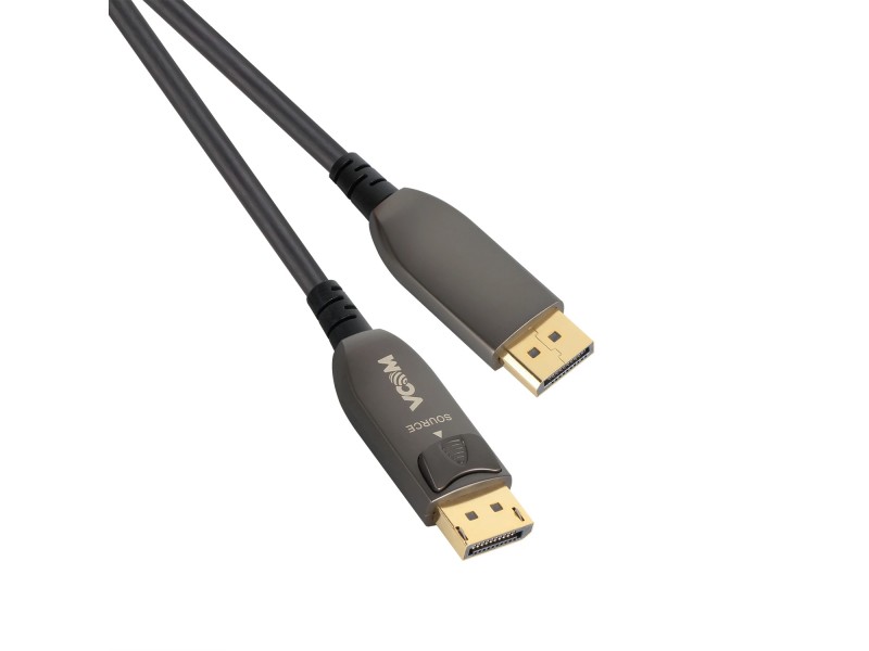 VCom активен оптичен кабел Active Optical Cable DisplayPort V1.4 M/M 15m - D3751-15.0m