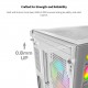Montech кутия KING 65 Pro, Dual Chamber Mid-tower Case, 3 ARGB Fans, White