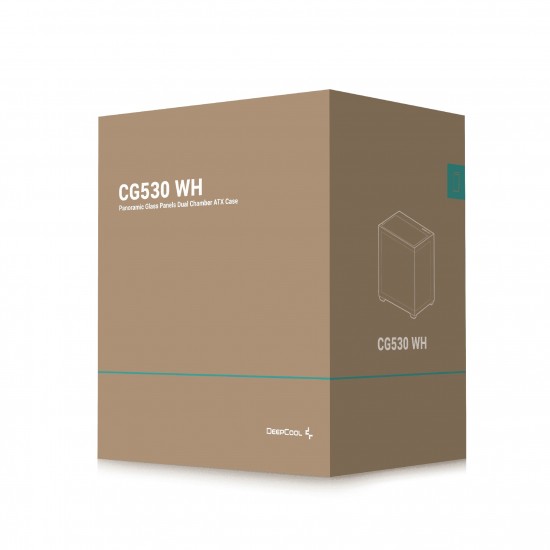 DeepCool кутия Case ATX - CG530 White