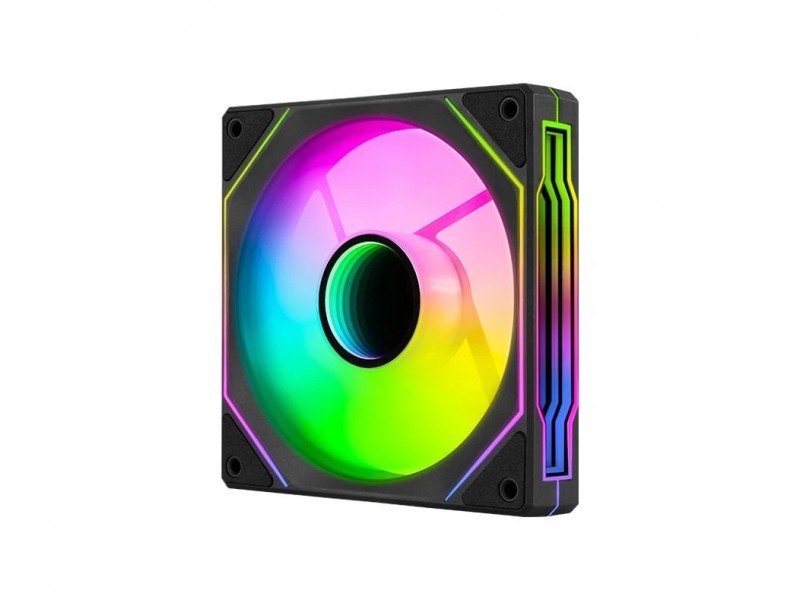 AeroCool вентилатор Fan 120mm Phantom M-3R - Infinity Mirror ARGB, REVERSE - Black