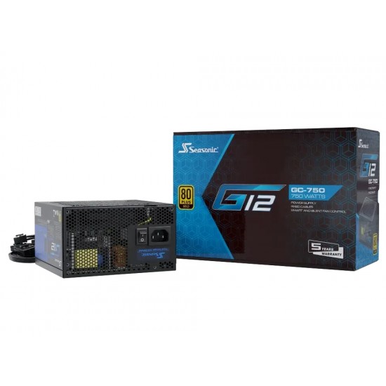 Seasonic Захранване PSU 750W Gold - G12 GC-750 V2 - SSP-750RT2