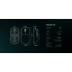 Lamzu професионална геймърска мишка MAYA X 8K - Wireless Gaming Mouse - Aimlabs Edition