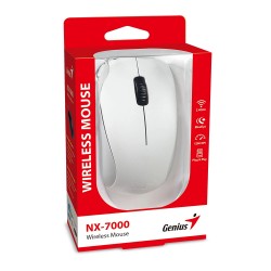 Genius безжична мишка Wireless Mouse - NX-7000 White - 2.4GHz