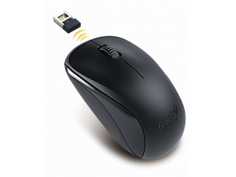 Genius безжична мишка Wireless Mouse - NX-7000 Black - 2.4GHz