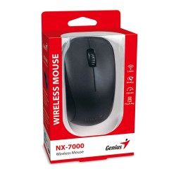 Genius безжична мишка Wireless Mouse - NX-7000 Black - 2.4GHz