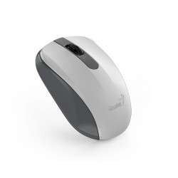 Genius безжина безшумна мишка Wireless Silent Mouse - NX-8008S White+Gray - Silent, 2.4GHz