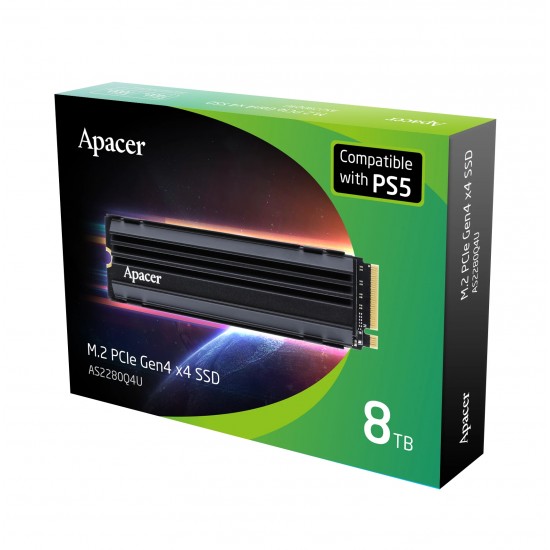 Apacer диск SSD M.2 PCIe AS2280Q4U, 1TB, PS5 - AP1TBAS2280Q4U-1