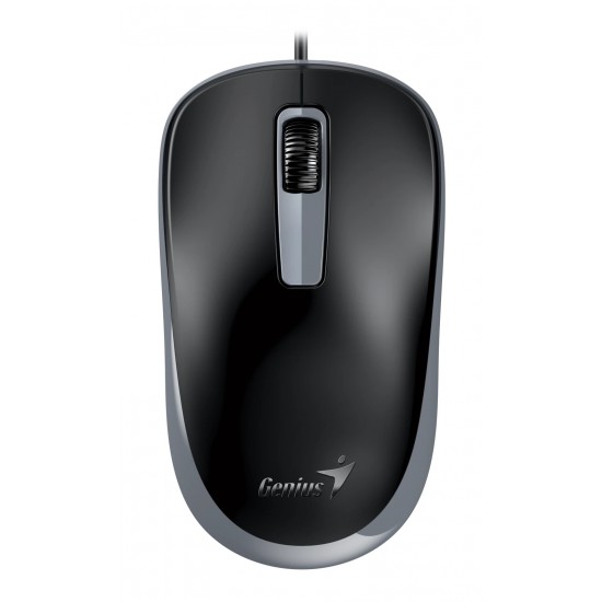 Genius безшумна мишка Silent Mouse DX-125S Black+Grey - SILENT, USB