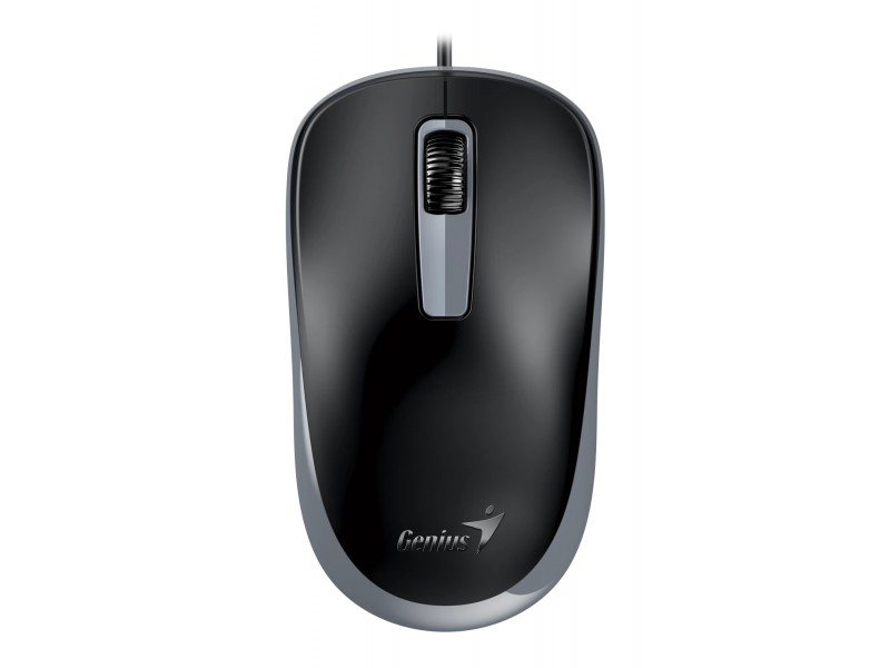 Genius безшумна мишка Silent Mouse DX-125S Black+Grey - SILENT, USB
