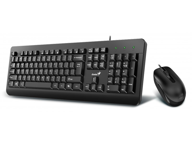 Genius клавиатура и мишка Keyboard and Mouse - KM-160 Black - AI, BG, USB