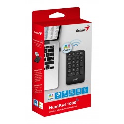 Genius цифрова безжична клавиатура кийпад Keypad Wireless NumPad 1000 - AI, 2.4G, Black Genius цифрова безжична клавиатура кийпад Keypad Wireless NumPad 1000 - AI, 2.4G, Black