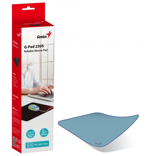 Genius подложка за мишка Mouse pad G-Pad 230S - Blue Grey