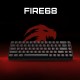 Madlions професионална геймърска механична клавиатура Professional Gaming Mechanical Keyboard FIRE 68 RGB - 8K, Gateron Dual-Rail Magnetic Switches [Linear], R