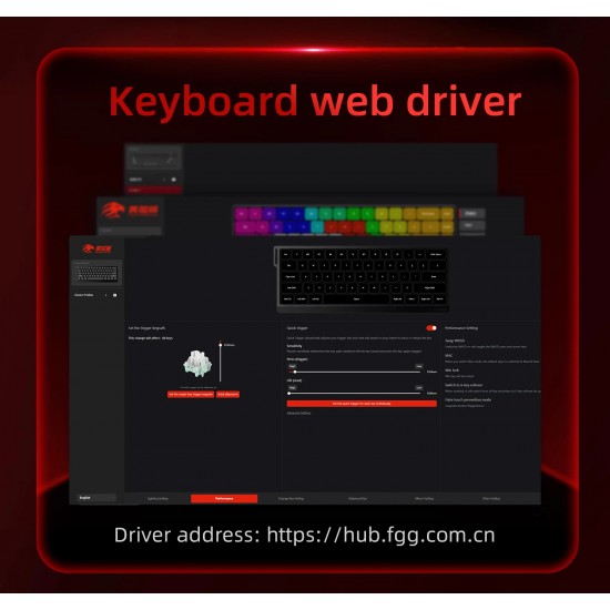 Madlions професионална геймърска механична клавиатура Professional Gaming Mechanical Keyboard MAD 60 HE Contour Flagship - 8K, Gateron Jade Pro [Linear]