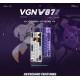 VGN професионална безжична геймърска механична клавиатура Wireless Professional Gaming Mechanical Keyboard - V87 PRO Side Engraving - Aniya Switches
