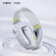 VGN безжични геймърски слушалки Wireless Gaming Headphones - SIREN V1 White - Bluetooth 5.3, 2.4G