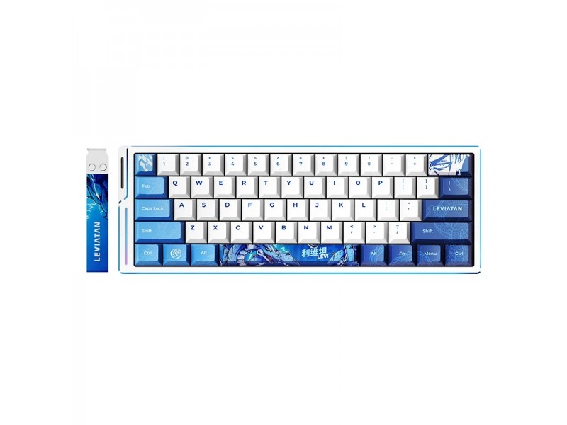 ATK професионална геймърска механична клавиатура Professional Gaming Mechanical Keyboard EDGE 60 HE Master Leviatan - 8K, Gateron Jade Pro Switches