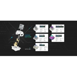 VGN професионална геймърска механична клавиатура Professional Gaming Mechanical Keyboard N75 RGB Jelly Orange - Power Purple Switches [Tactile]