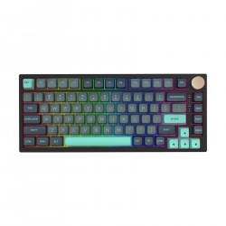 VGN професионална геймърска механична клавиатура Professional Gaming Mechanical Keyboard N75 RGB Caribbean Blue - Power Purple Switches [Tactile]