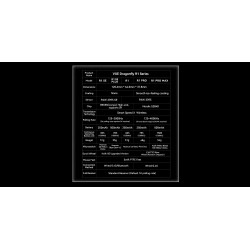 VXE професионална геймърска мишка Wireless Gaming Mouse Dragonfly R1 SE+ - Huano Blue Glow V2, White