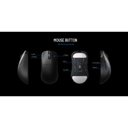 Lamzu професионална геймърска мишка INCA 8K - Wireless Gaming Mouse - White Lamzu професионална геймърска мишка INCA 8K - Wireless Gaming Mouse - White
