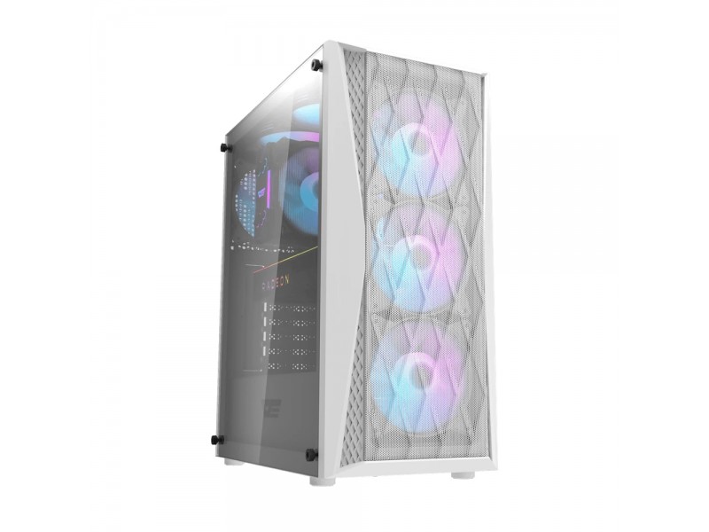 Darkflash кутия Case ATX - DK352 White - 4 fans included