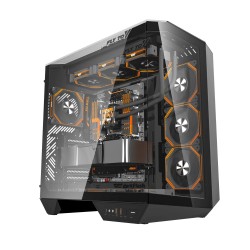 Darkflash кутия Case ATX - DY470 Shadow Black - 4 x 120 mm Infinity Mirror Fans