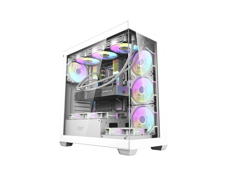 Darkflash кутия Case ATX - DS900 White - USB-C