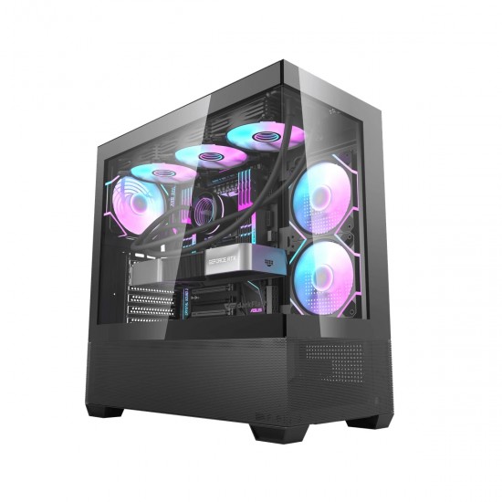 Darkflash кутия Case ATX - DS900 AIR Black - USB-C
