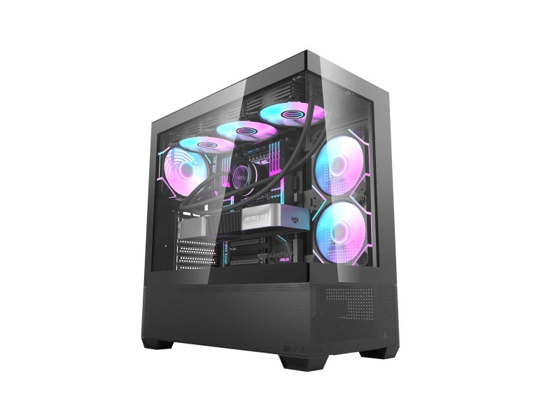 Darkflash кутия Case ATX - DS900 AIR Black - USB-C