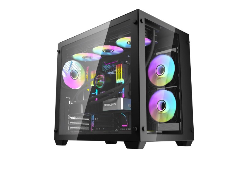 Aigo кутия Case ATX - C285 Black