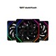Darkflash Комплект вентилатори Fan Pack 3-in-1 3x120mm - INF32 Black, Daisy-Chain, Infinity Mirror, A-RGB
