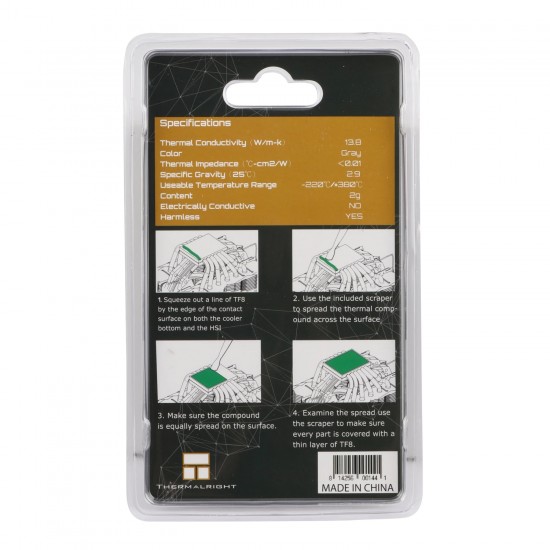 Thermalright термо паста Thermal compound - TF8 2g - 13.8 W/mK