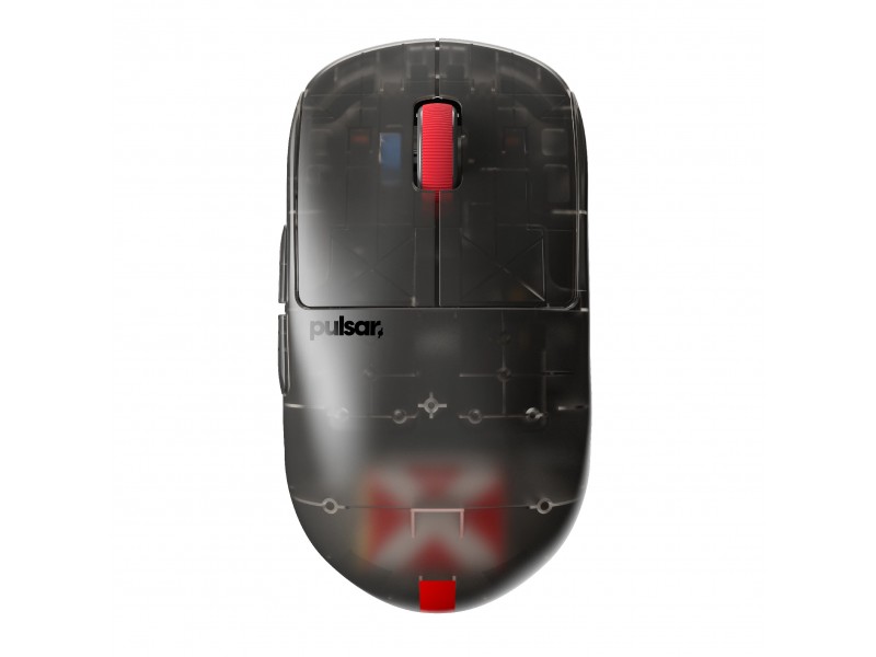 Pulsar професионална геймърска мишка Wireless Gaming Mouse X2H Medium Clear Black [LTD 2000] - 1K