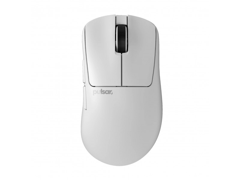 Pulsar професионална геймърска мишка Wireless Gaming Mouse Xlite v4 Size3 White - 1K (8K compatible)