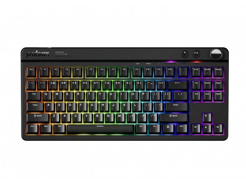 Pulsar професионална геймърска механична клавиатура Professional Gaming Mechanical Keyboard Xboard MS TKL ANSI Black - 8K, Cherry MX2A [Linear], RGB