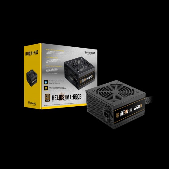 Gamdias захранване PSU 650W Bronze - HELIOS M1-650B