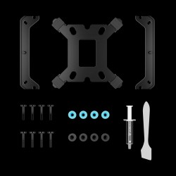 Gamdias охладител CPU Cooler BOREAS E2-410 Black - LGA1851/AM5 Gamdias охладител CPU Cooler BOREAS E2-410 Black - LGA1851/AM5