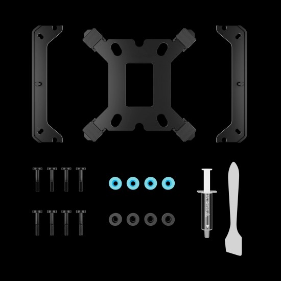 Gamdias охладител CPU Cooler BOREAS E2-410 Black - LGA1851/AM5