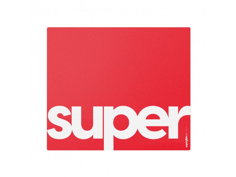 Superglide професионален стъклен геймърски пад за мишка Gaming Glass Mousepad Superglide Pad v2 XL Red - 490 x 420 mm