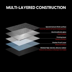 Superglide професионален стъклен геймърски пад за мишка Gaming Glass Mousepad Superglide Pad v2 XL Red - 490 x 420 mm Superglide професионален стъклен геймърски пад за мишка Gaming Glass Mousepad Superglide Pad v2 XL Red - 490 x 420 mm