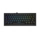 Ducky професионална геймърска механична клавиатура Professional Gaming Mechanical Keyboard One X Mini Wireless Black - Ducky AI Switches [Linear], Bluetooth
