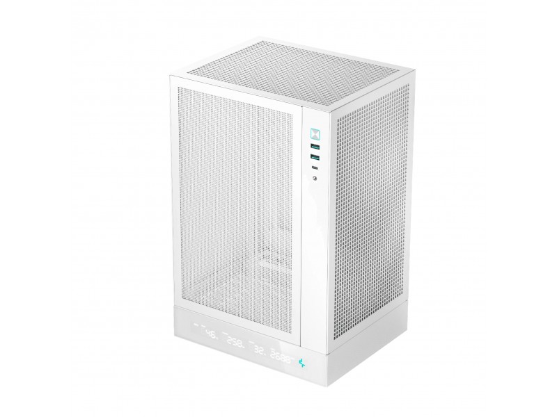DeepCool кутия Case mini-ITX - CH170 DIGITAL White