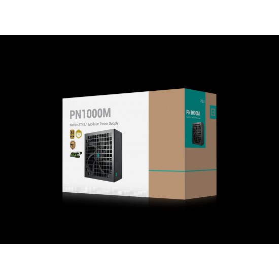 DeepCool захранване PSU ATX 3.1 1000W Gold, Full Modular - PN1000-M