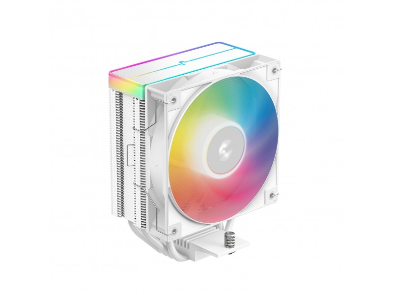 DeepCool охладител CPU Cooler AG400 White - Addressable RGB V2 - LGA1851/AM5